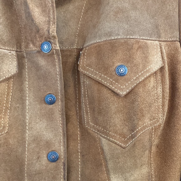LEVIS 1980’s Suede Leather Jacket - Picture 5 of 7